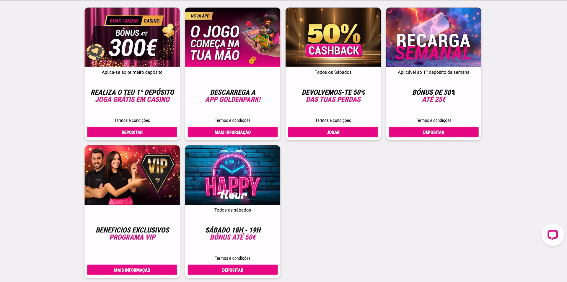 GoldenPark Casino Promotions